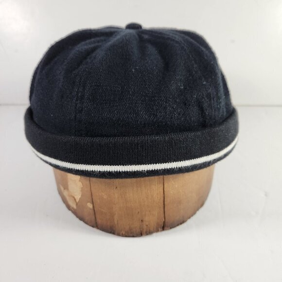 Vintage Beanie Hat Popsicle Zone Gear One Size Black Rare KP Caps - Picture 3 of 7